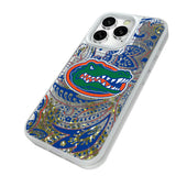 University of Florida Gators Paisley Glitter Phone Case for Apple iPhone