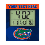 University of Florida Gators Personalized Color Block Wall Clock