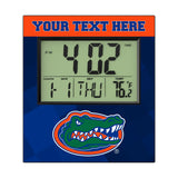 University of Florida Gators Personalized Color Block Wall Clock