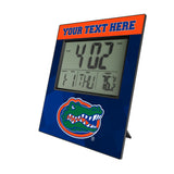 University of Florida Gators Personalized Color Block Wall Clock