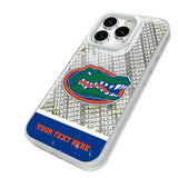 University of Florida Gators Personalized EndZone Plus Glitter Phone Case for Apple iPhone