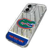 University of Florida Gators Personalized EndZone Plus Glitter Phone Case for Apple iPhone