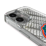 University of Florida Gators Personalized EndZone Plus Glitter Phone Case for Apple iPhone