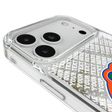 University of Florida Gators Personalized EndZone Plus Glitter Phone Case for Apple iPhone