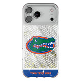 University of Florida Gators Personalized EndZone Plus Glitter Phone Case for Apple iPhone