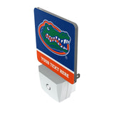 University of Florida Gators Personalized Endzone Solid Night Light 2-Pack