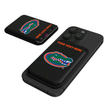 University of Florida Gators Personalized Insignia Black Magnetic Credit Card Wallet