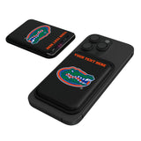 University of Florida Gators Personalized Insignia Black Magnetic Credit Card Wallet