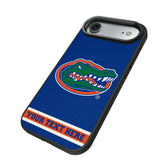 University of Florida Gators Personalized Stripe Bump Phone Case for Apple iPhone
