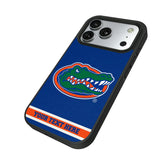 University of Florida Gators Personalized Stripe Bump Phone Case for Apple iPhone