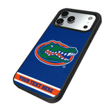 University of Florida Gators Personalized Stripe Bump Phone Case for Apple iPhone