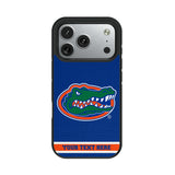 University of Florida Gators Personalized Stripe Bump Phone Case for Apple iPhone