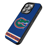 University of Florida Gators Personalized Stripe Bump Phone Case for Apple iPhone
