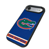 University of Florida Gators Personalized Stripe Bump Phone Case for Apple iPhone