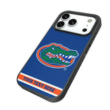 University of Florida Gators Personalized Stripe Bump Phone Case for Apple iPhone
