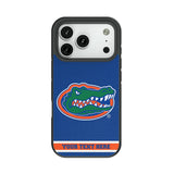 University of Florida Gators Personalized Stripe Bump Phone Case for Apple iPhone