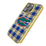 University of Florida Gators Plaid Bling Phone Case for Apple iPhone