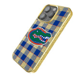University of Florida Gators Plaid Bling Phone Case for Apple iPhone