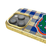 University of Florida Gators Plaid Bling Phone Case for Apple iPhone