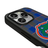 University of Florida Gators Plaid MagSafe Compatible Phone Case for Apple iPhone