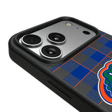 University of Florida Gators Plaid MagSafe Compatible Phone Case for Apple iPhone