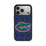 University of Florida Gators Plaid MagSafe Compatible Phone Case for Apple iPhone