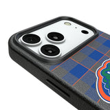 University of Florida Gators Plaid MagSafe Compatible Phone Case for Apple iPhone