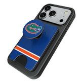 University of Florida Gators Stripe PopSockets MagSafe-Compatible PopWallet+