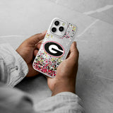 University of Georgia Bulldogs Confetti Glitter Phone Case for Apple iPhone