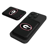 University of Georgia Bulldogs Insignia Black Magnetic Credit Card Wallet