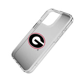 University of Georgia Bulldogs Linen Clear Phone Case for Apple iPhone