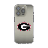 University of Georgia Bulldogs Linen Clear Phone Case for Apple iPhone
