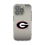 University of Georgia Bulldogs Linen Clear Phone Case for Apple iPhone