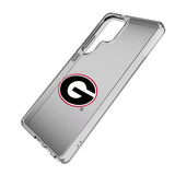 University of Georgia Bulldogs Linen Clear Phone Case for Samsung Galaxy