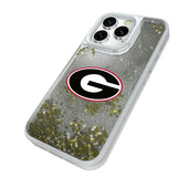 University of Georgia Bulldogs Linen Glitter Phone Case for Apple iPhone