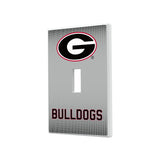 University of Georgia Bulldogs Linen Hidden-Screw Light Switch Plate