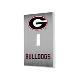 University of Georgia Bulldogs Linen Hidden-Screw Light Switch Plate