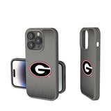 University of Georgia Bulldogs Linen Soft Touch Phone Case for Apple iPhone