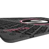 University of Georgia Bulldogs Monocolor Tilt 15-Watt Wireless Charger and Mouse Pad