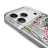 University of Georgia Bulldogs Paisley Glitter Phone Case for Apple iPhone