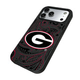 University of Georgia Bulldogs Paisley MagSafe Compatible Phone Case for Apple iPhone