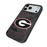 University of Georgia Bulldogs Paisley MagSafe Compatible Phone Case for Apple iPhone