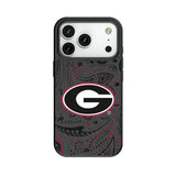 University of Georgia Bulldogs Paisley MagSafe Compatible Phone Case for Apple iPhone
