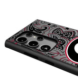 University of Georgia Bulldogs Paisley MagSafe Compatible Phone Case for Samsung Galaxy