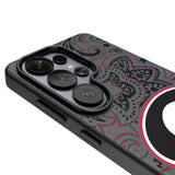University of Georgia Bulldogs Paisley MagSafe Compatible Phone Case for Samsung Galaxy