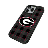 University of Georgia Bulldogs Plaid MagSafe Compatible Phone Case for Apple iPhone