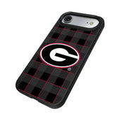 University of Georgia Bulldogs Plaid MagSafe Compatible Phone Case for Apple iPhone