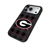University of Georgia Bulldogs Plaid MagSafe Compatible Phone Case for Apple iPhone