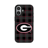 University of Georgia Bulldogs Plaid MagSafe Compatible Phone Case for Apple iPhone