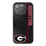 University of Georgia Bulldogs Sidebar Black Bling Phone Case for Apple iPhone